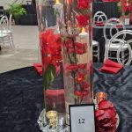 RLC 25th anniversary centre pieces