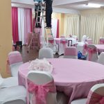 decor installation 16th birthday party