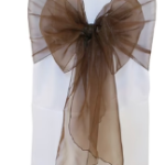 Brown chair ties