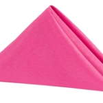 Fushia pink napkins
