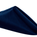 Navy blue napkin