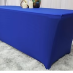 Royal blue Spandex table linen