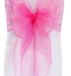 pink chair ties
